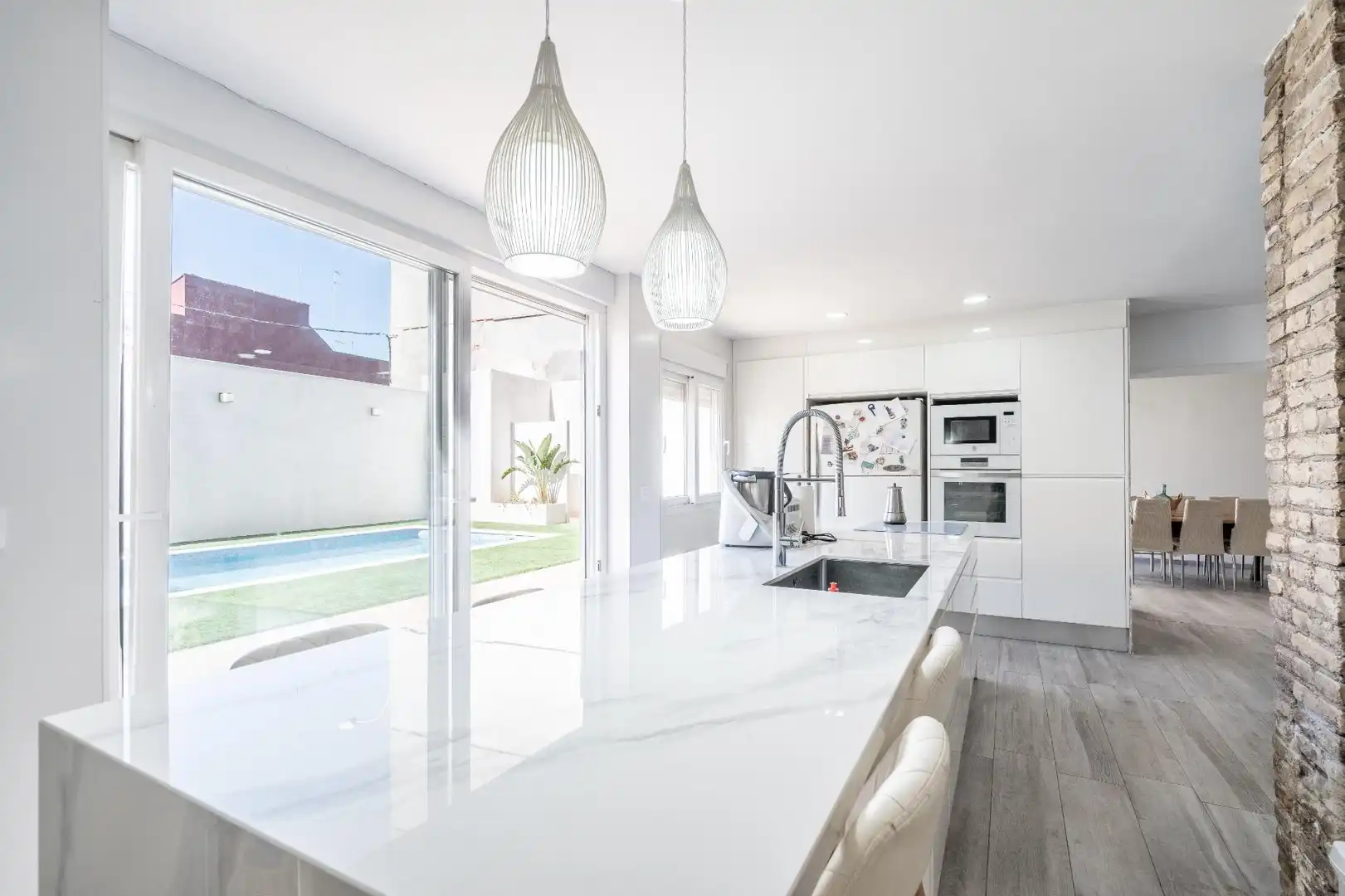 Kitchen of Houses for sale in Valencia  with Private garden, Terrace and Swimming Pool