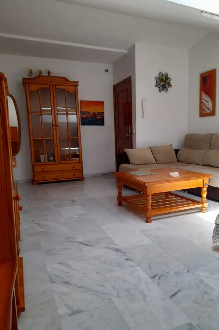 Sala d'estar de Apartament en venda en Málaga amb Moblat, Rentadora i Microones