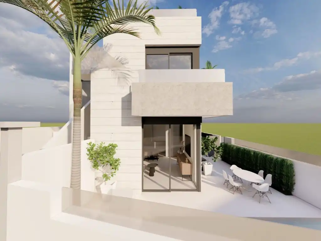 Vista exterior de Casa o chalet en venta en Pilar de la Horadada ciudad