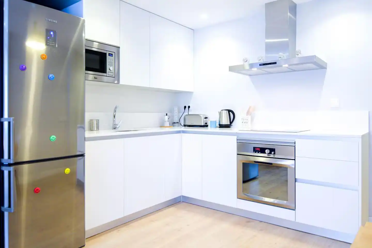 Kitchen of Flat for rent in Terrassa  with Air Conditioner and Furnished