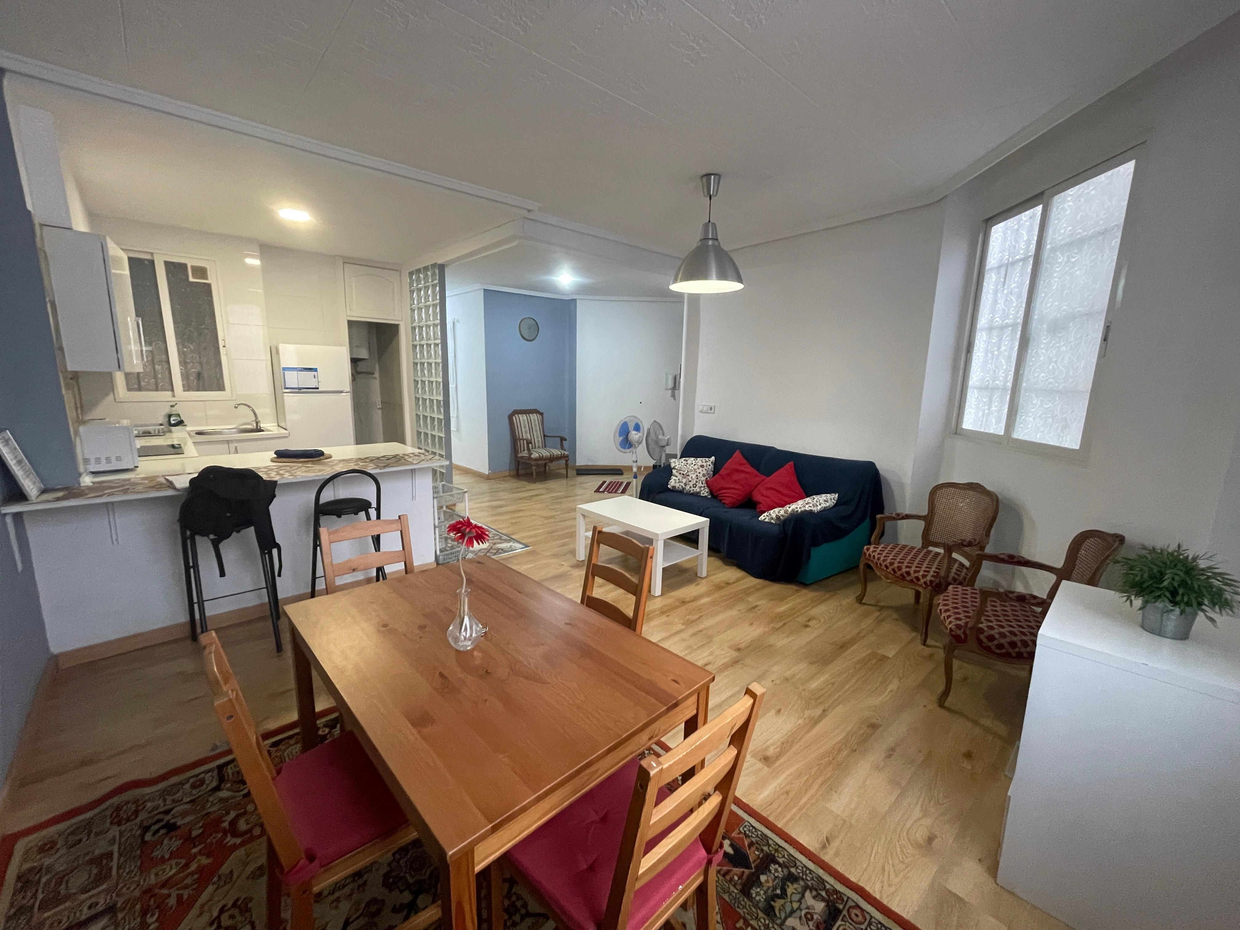 Dining room of Apartment to rent in  Valencia Capital  with Heating, Furnished and Balcony