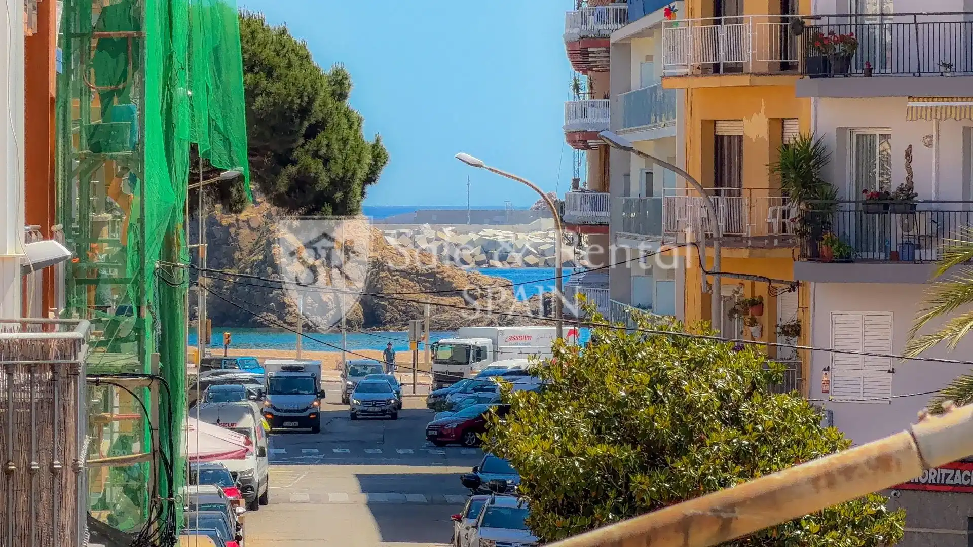 Außenansicht von Wohnung zum Verkauf in Blanes mit Klimaanlage und Heizung