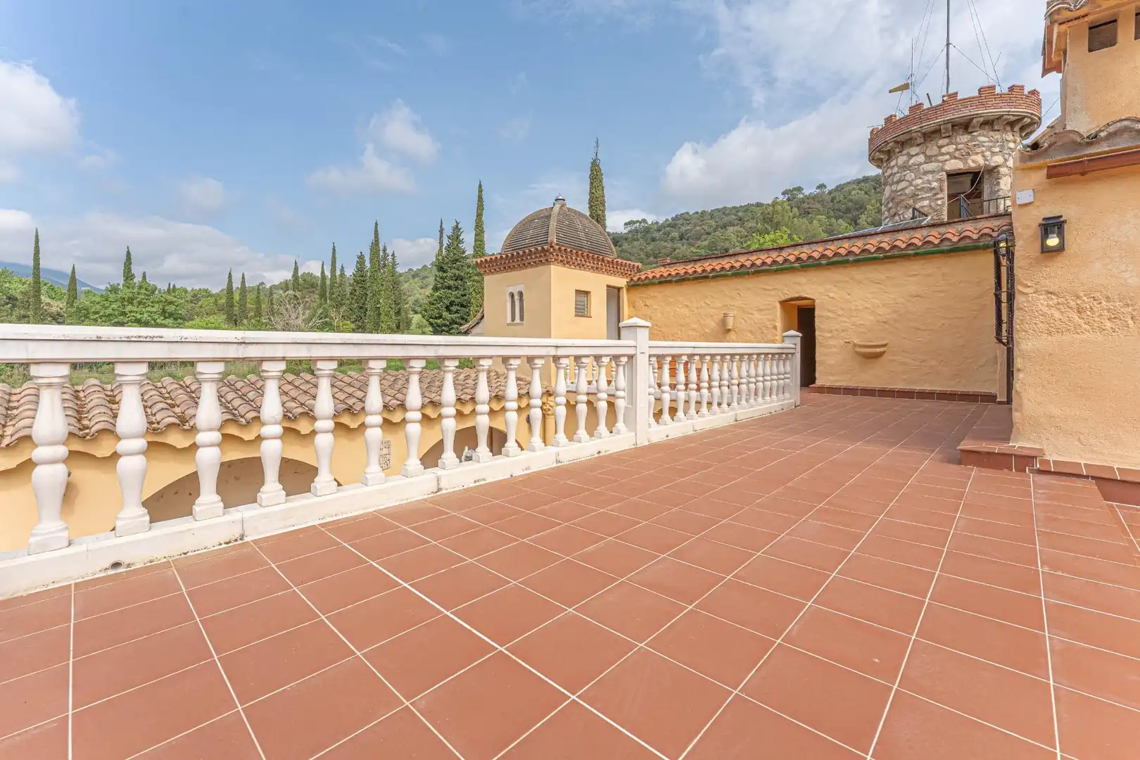 Terrace of Country homes for sale in Figueres  with Private garden, Terrace and Swimming Pool