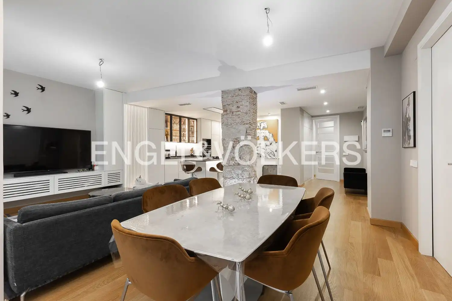 Comedor de Apartamento en venta en Valencia con Aire acondicionado, Calefacción y Parquet