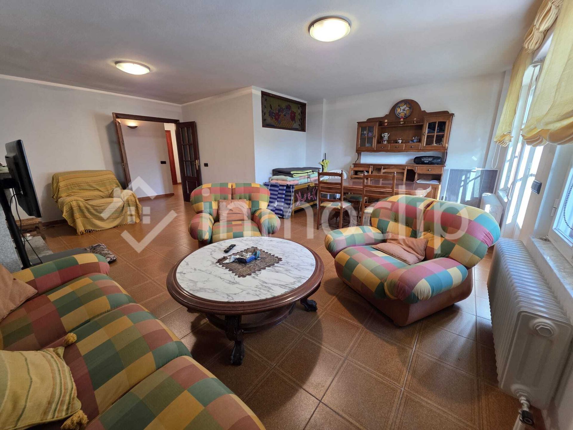 Sala d'estar de Casa adosada en venda en Terradillos amb Aire condicionat, Calefacció i Jardí privat