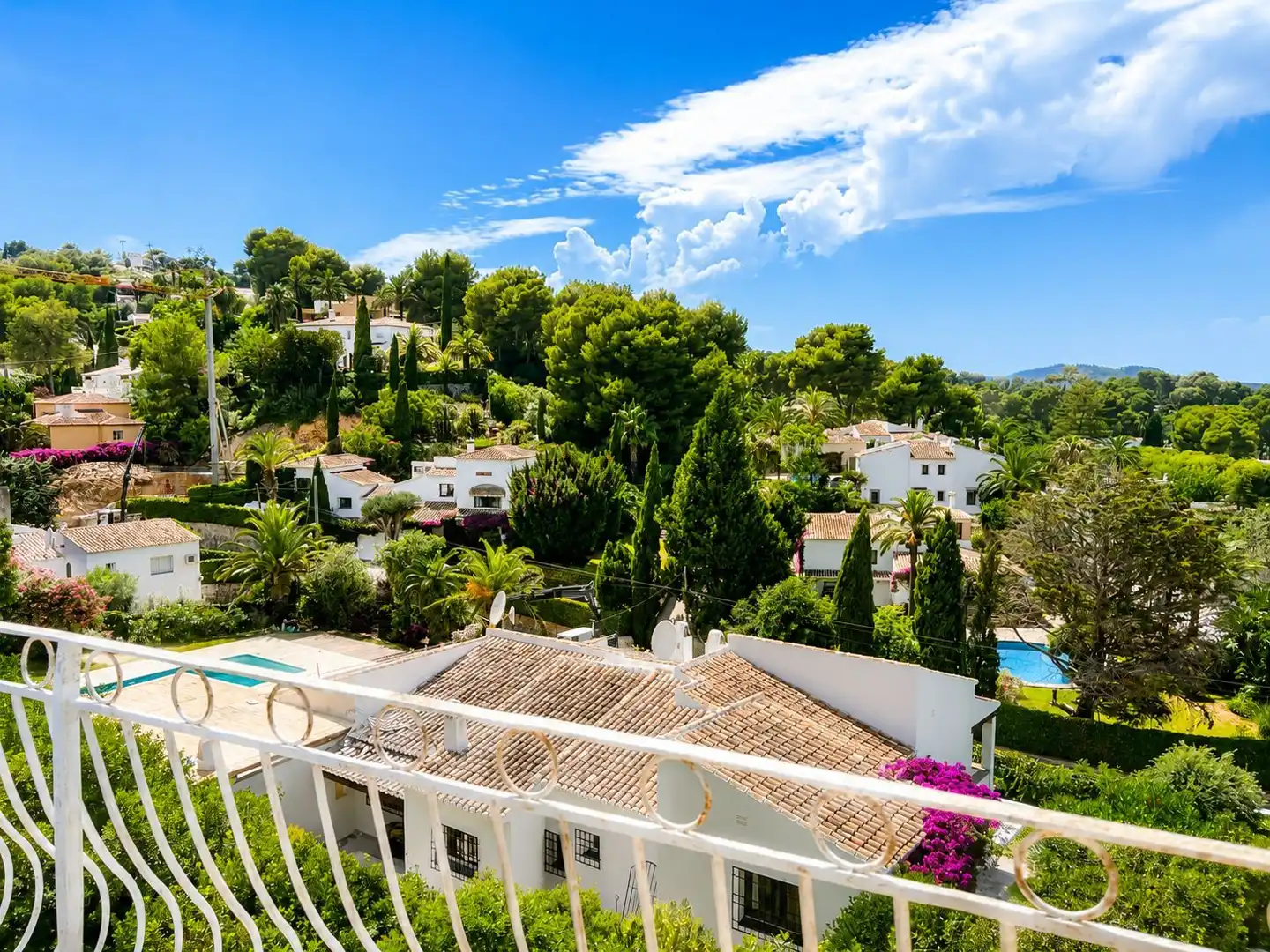 Vista exterior de Casa o xalet en venda en Jávea / Xàbia amb Aire condicionat, Calefacció i Jardí privat