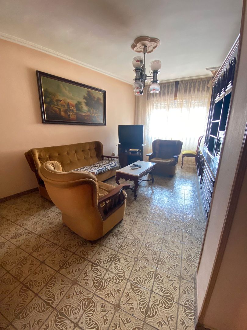 Living room of Flat for sale in Langreo  with Storage room and Furnished