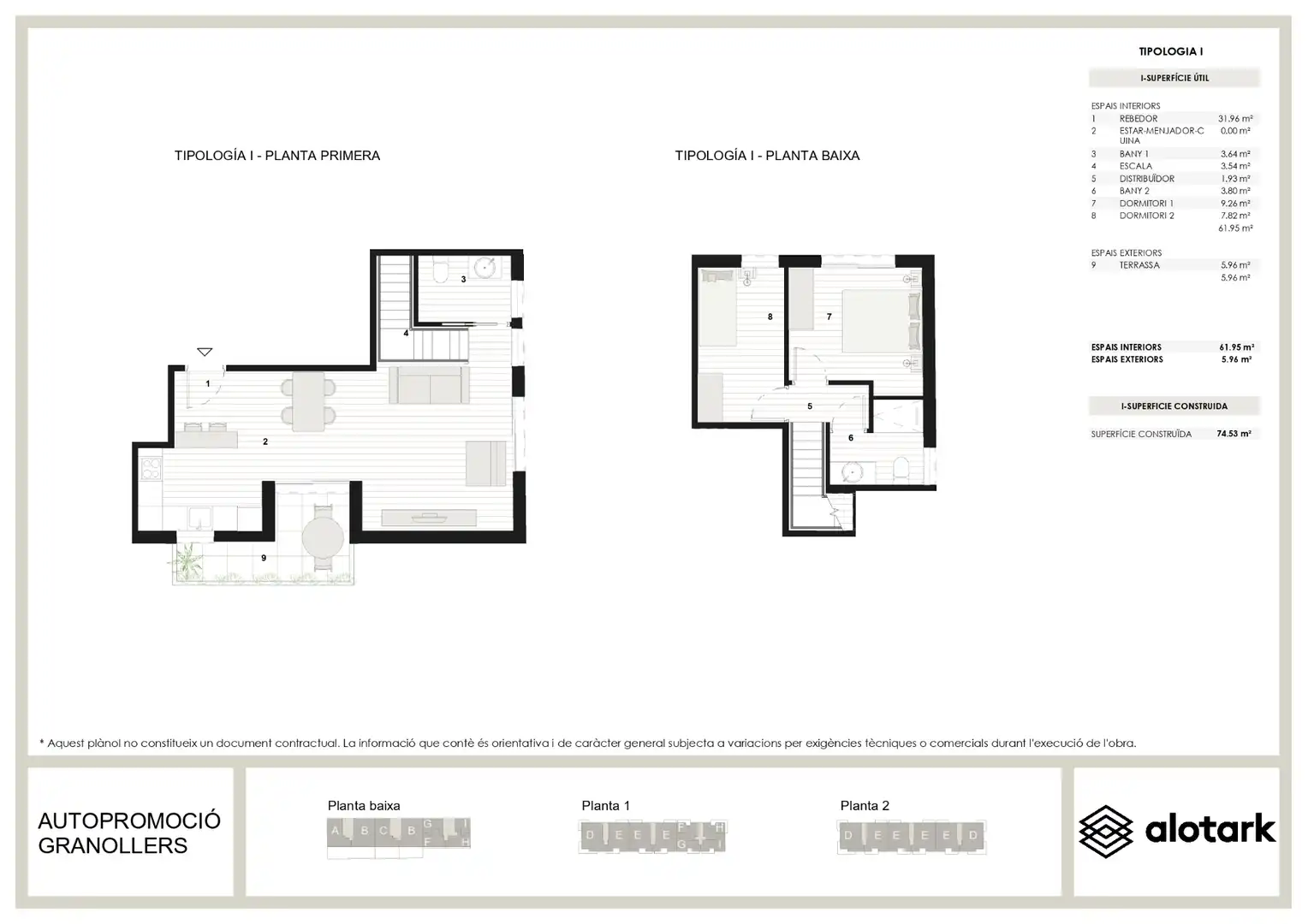 Dúplex en venta en Granollers con Aire acondicionado, Calefacción y Parquet