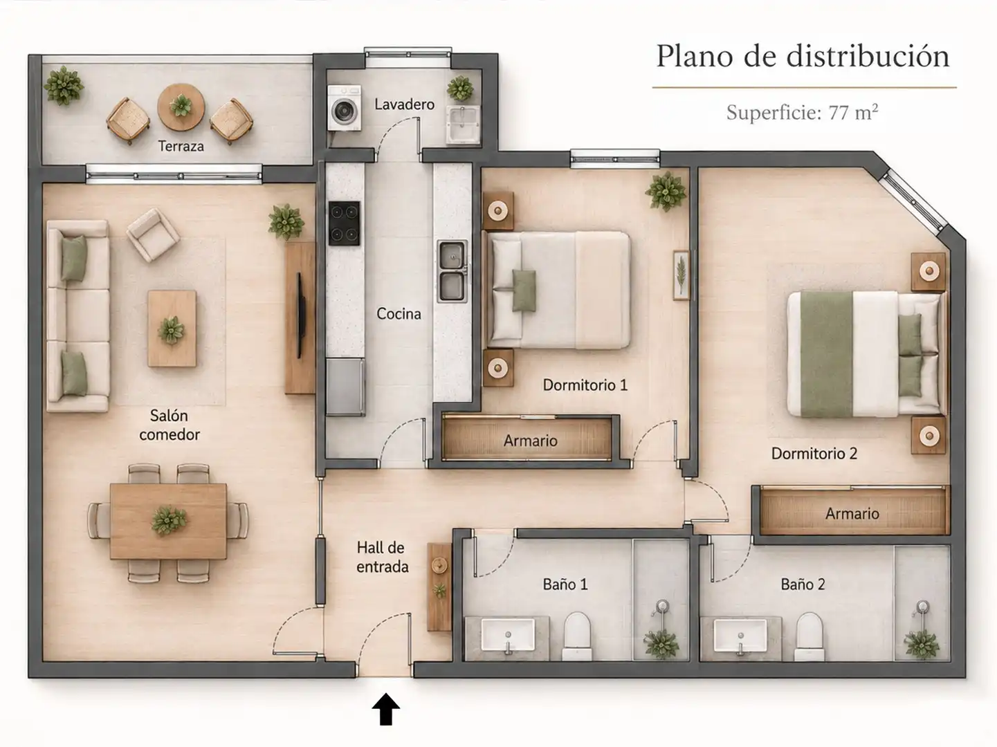 Appartement compact avec ascenseur à vendre à bikini 14, imagen 45