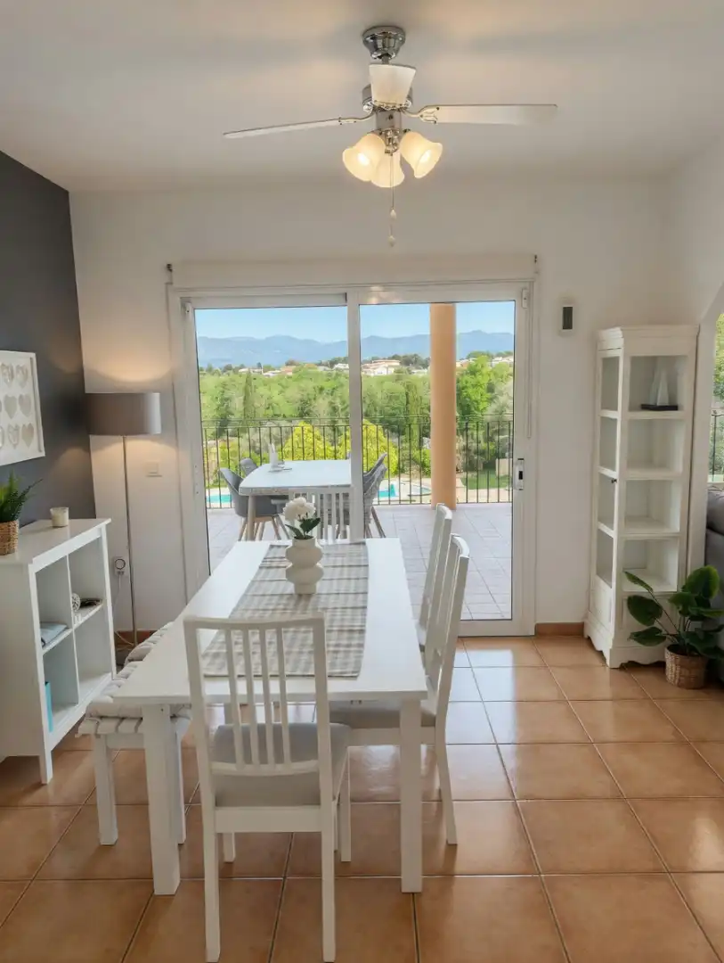 Comedor de Casa o chalet en venta en Sils con Calefacción, Jardín privado y Parquet