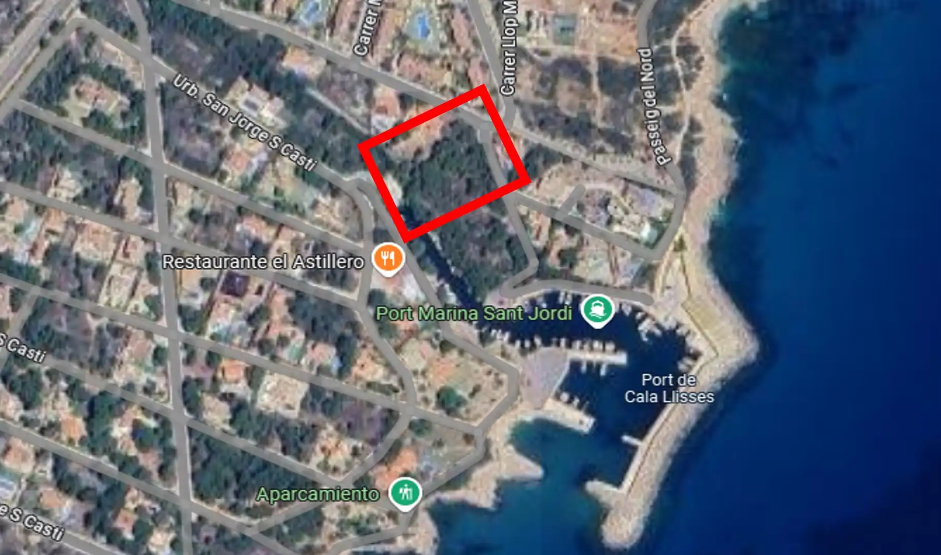 Wohnbaugrundstück zum Verkauf in Urbanització San Jorge S Casti 216