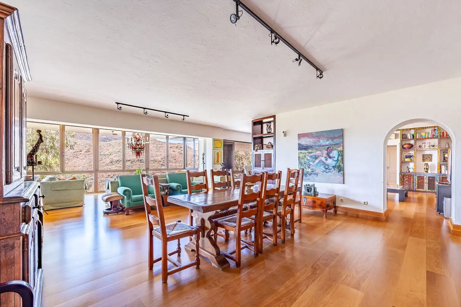 Comedor de Casa o chalet en venta en Telde con Jardín privado, Terraza y Piscina