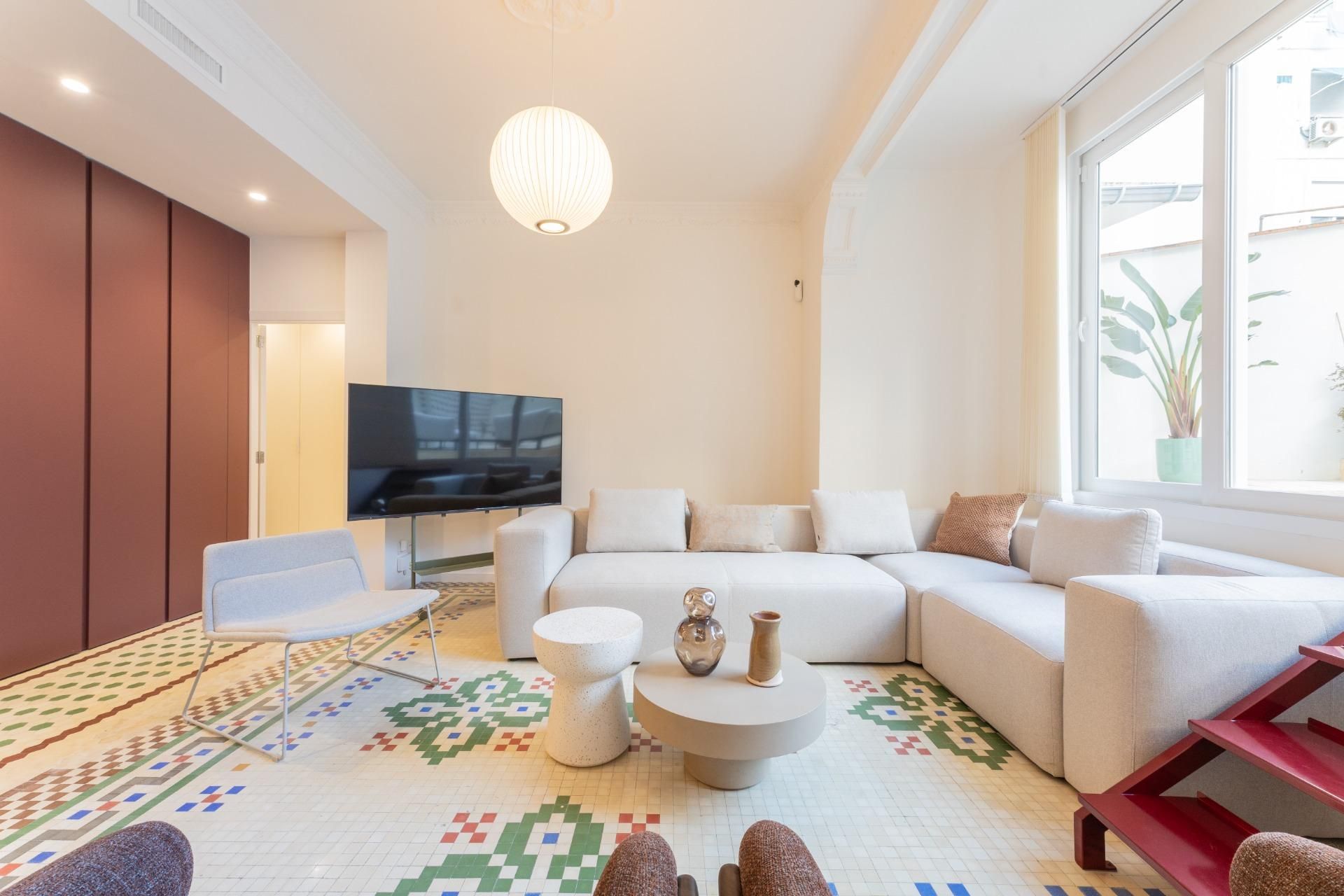 Sala d'estar de Pis en venda en  Valencia Capital amb Aire condicionat, Terrassa i Traster