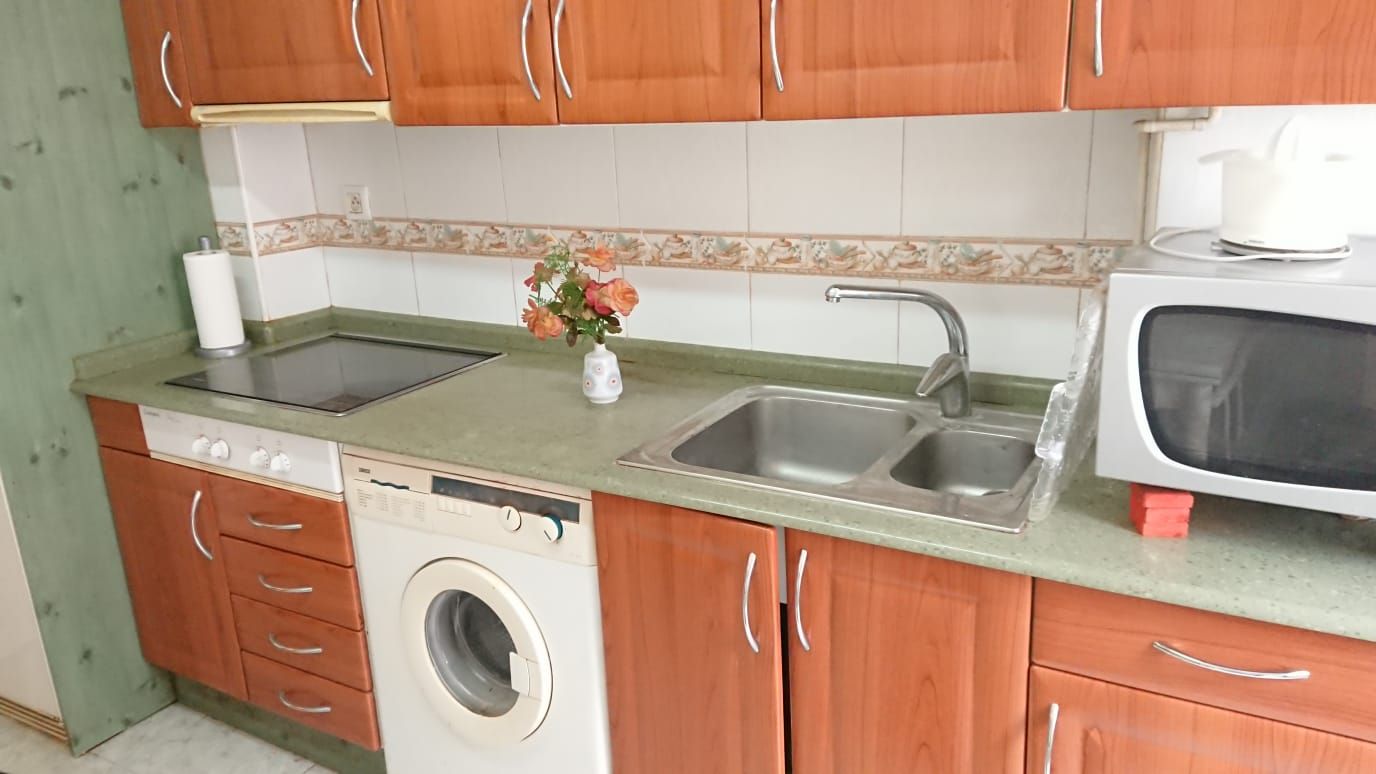 Kitchen of Flat for sale in  Logroño  with Heating, Parquet flooring and Furnished