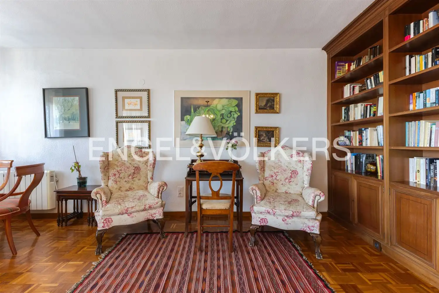 Living room of Flat for rent in Valencia  with Air Conditioner, Heating and Parquet flooring