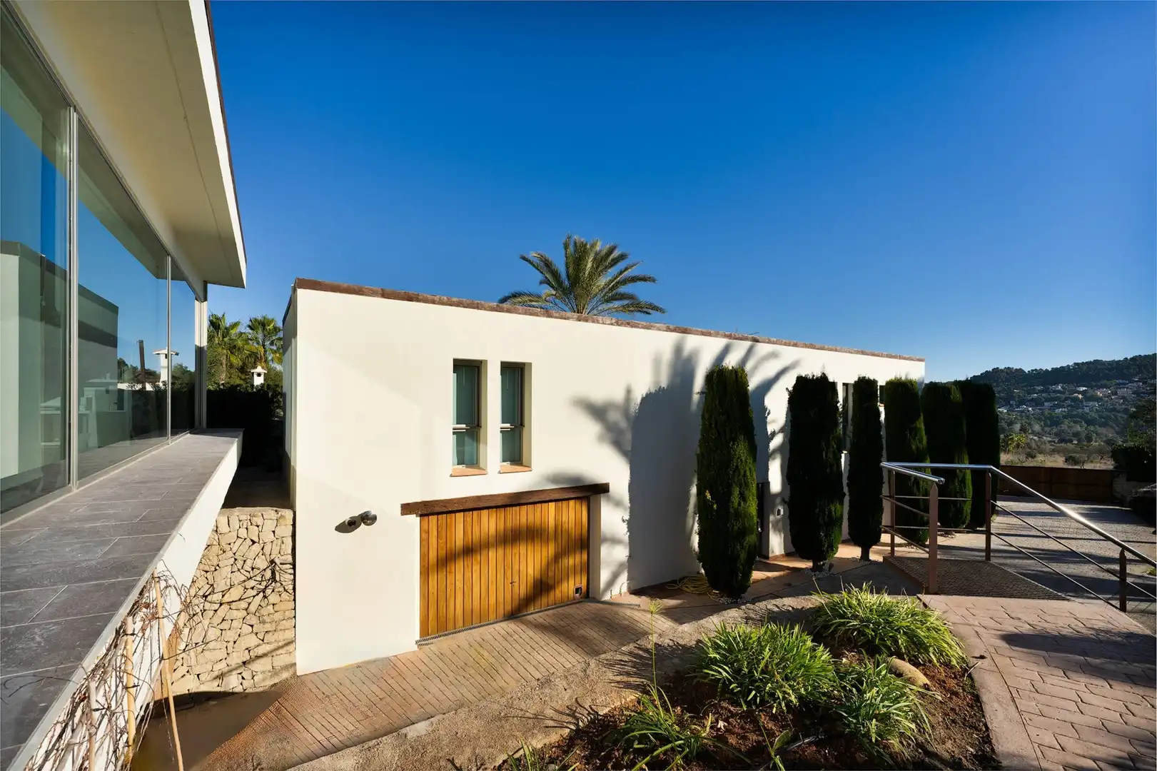 Vista exterior de Casa o xalet en venda en Jávea / Xàbia amb Aire condicionat, Jardí privat i Terrassa