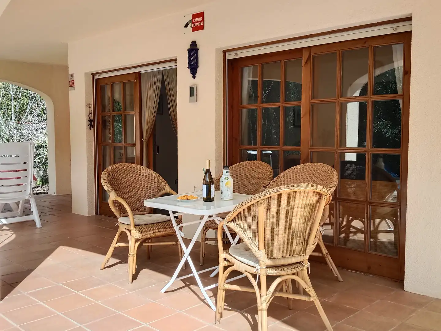 Terraza de Casa o chalet de alquiler en Calonge i Sant Antoni con Aire acondicionado, Calefacción y Jardín privado