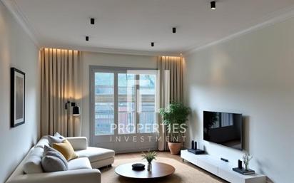 Sala d'estar de Apartament en venda en  Barcelona Capital amb Aire condicionat, Calefacció i Terrassa