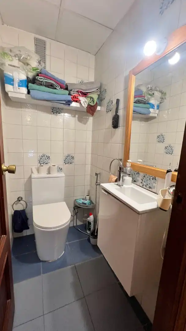 Badezimmer von Wohnung zum Verkauf in Burriana / Borriana mit Klimaanlage, Heizung und Abstellraum
