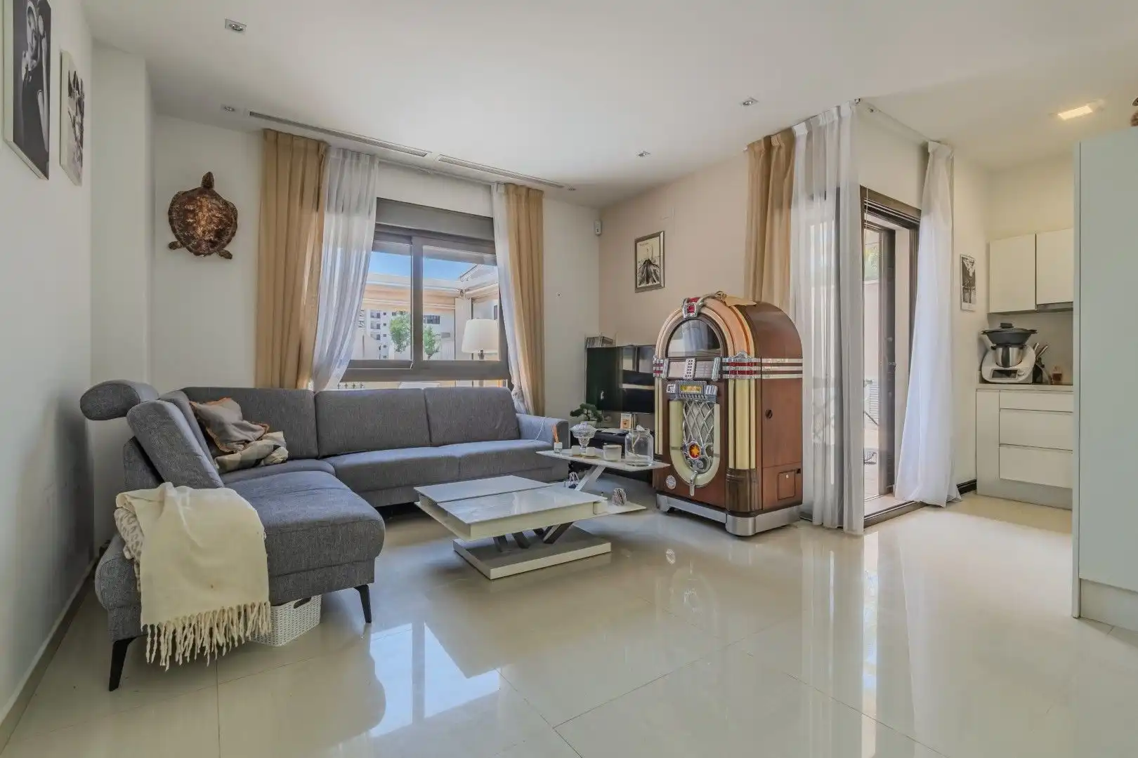 Sala de estar de Planta baja en venta en Guardamar del Segura con Aire acondicionado, Calefacción y Terraza