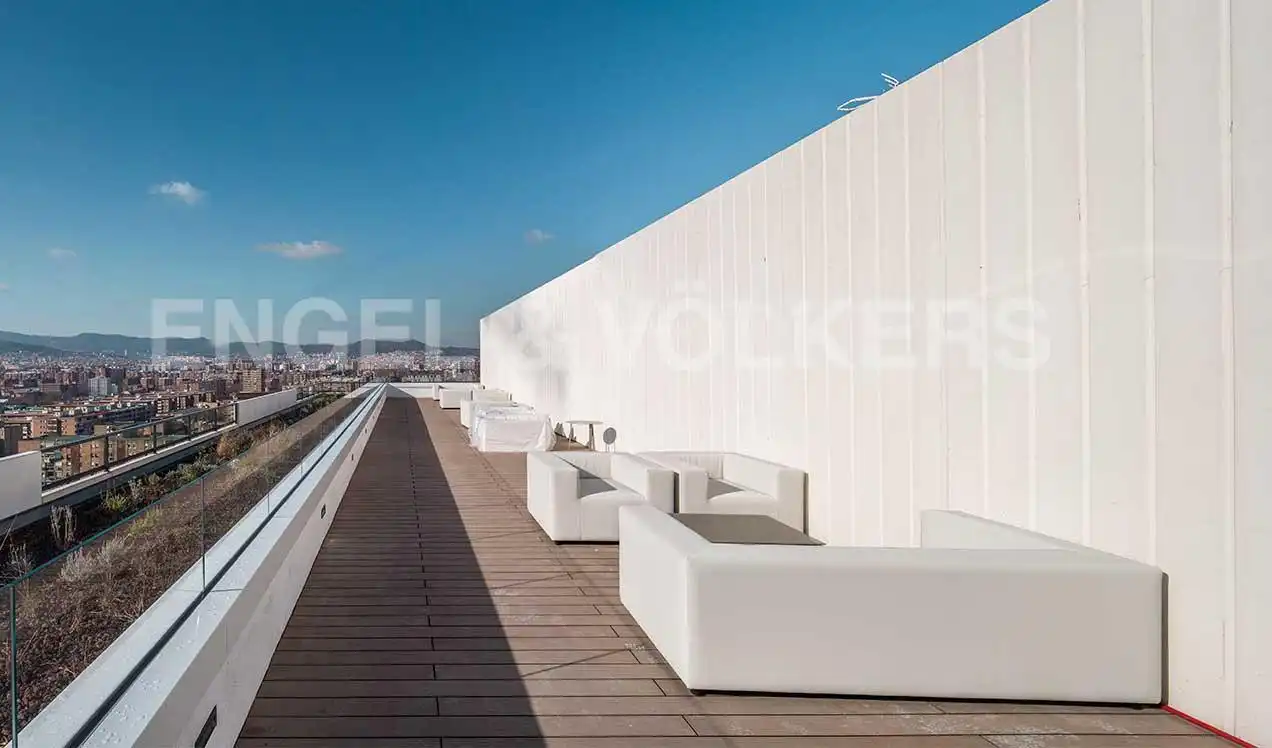 Terrace of Flat for sale in Barcelona  with Air Conditioner, Heating and Parquet flooring