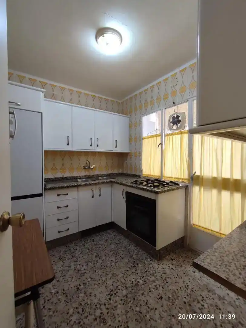 Kitchen of Flat for sale in Herrera  with Air Conditioner, Furnished and Oven