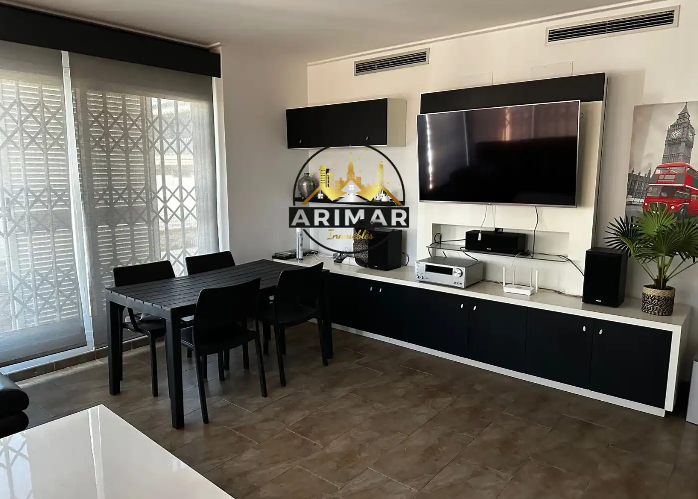 Dining room of Detached homes for sale in Burriana / Borriana  with Air Conditioner, Terrace and Swimming Pool