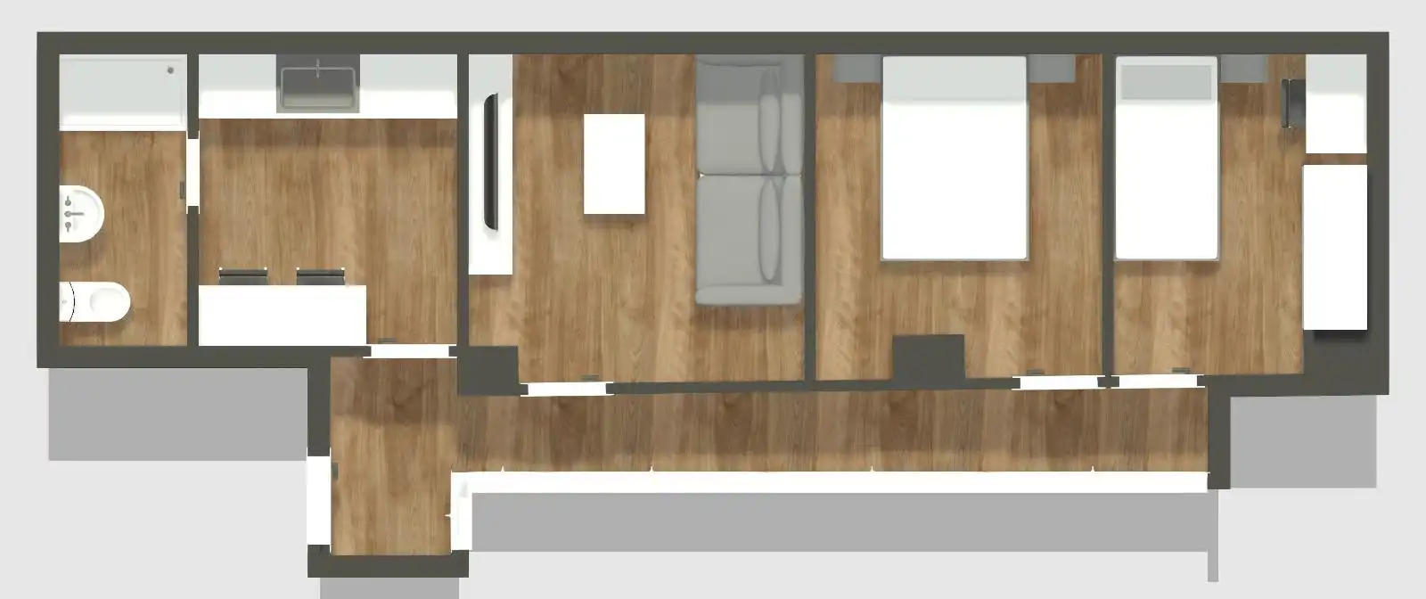 Wohnung zum Verkauf in Cádiz mit Abstellraum