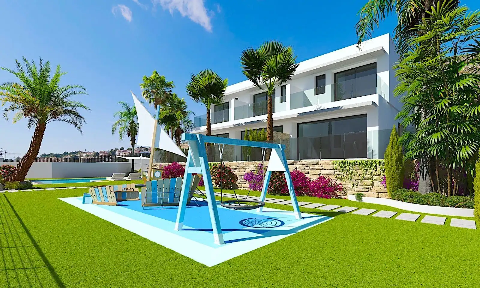 Reihenhaus mit Pool zum Verkauf in Golf Bahía, imagen 3