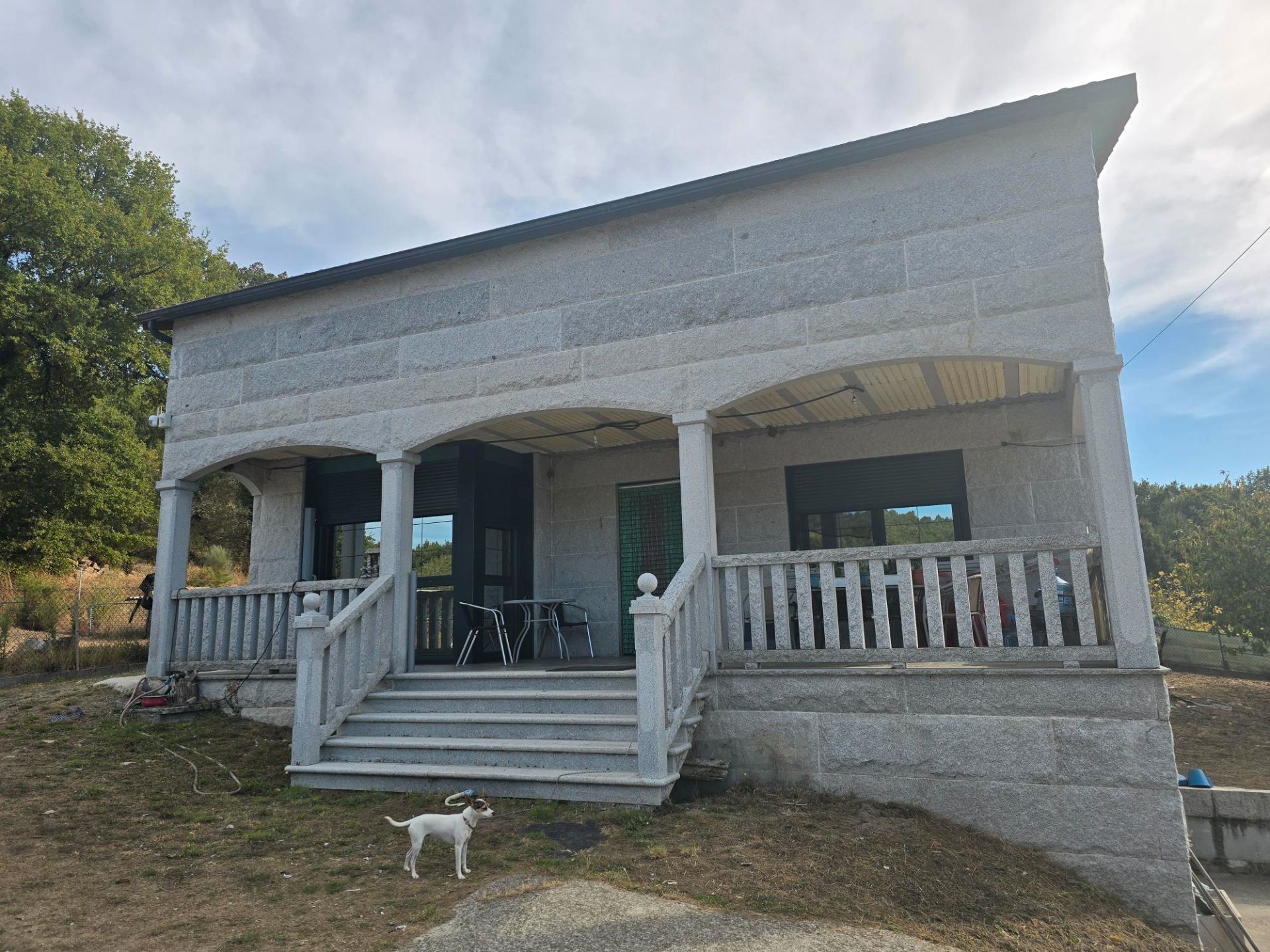 Vista exterior de Casa o chalet en venta en Amoeiro con Calefacción, Jardín privado y Parquet