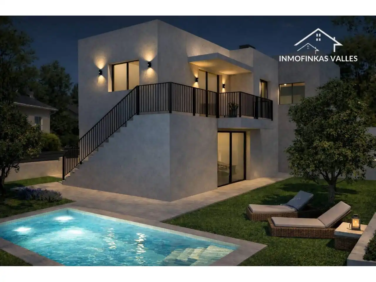 Terraza de Casa o chalet en venta en Santa Eulàlia de Ronçana con Aire acondicionado, Calefacción y Jardín privado