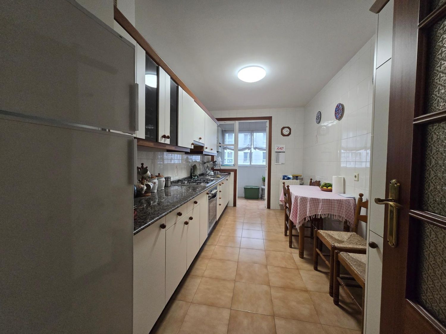 Kitchen of Flat to rent in A Coruña Capital   with Parquet flooring and Furnished