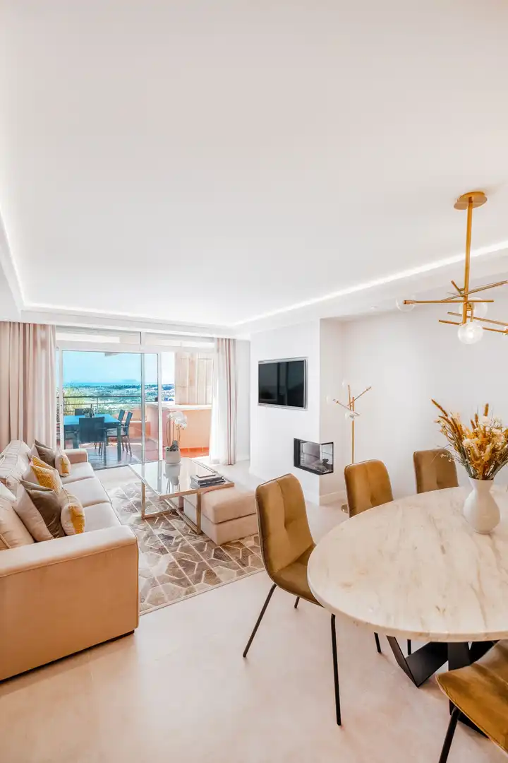 Sala de estar de Apartamento en venta en Marbella