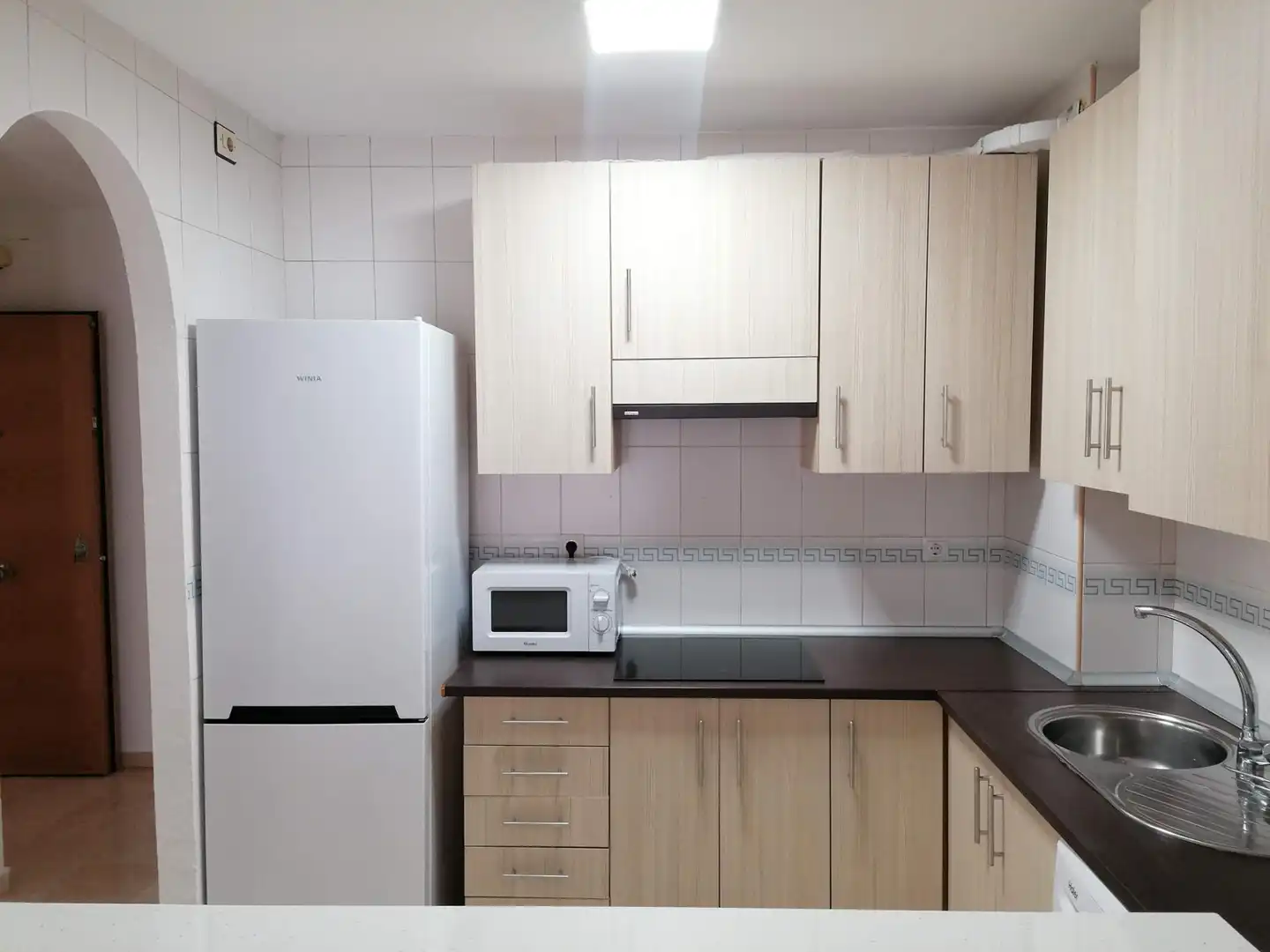 Cuina de Apartament de lloguer en Málaga amb Aire condicionat, Calefacció i Terrassa