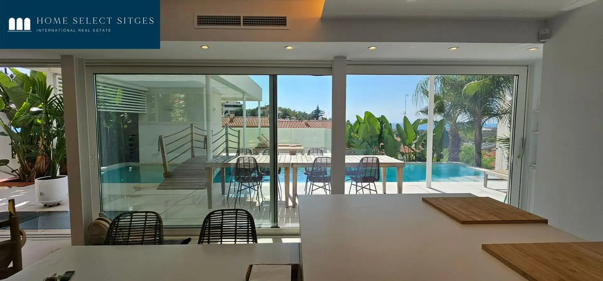 Cuina de Casa o xalet de lloguer en Sitges amb Piscina comunitària