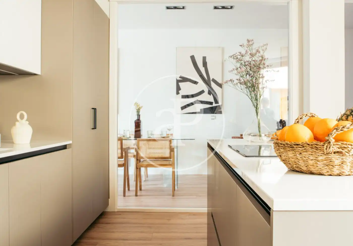 Küche von Wohnung zur Miete in Madrid mit Klimaanlage, Heizung und Möbliert