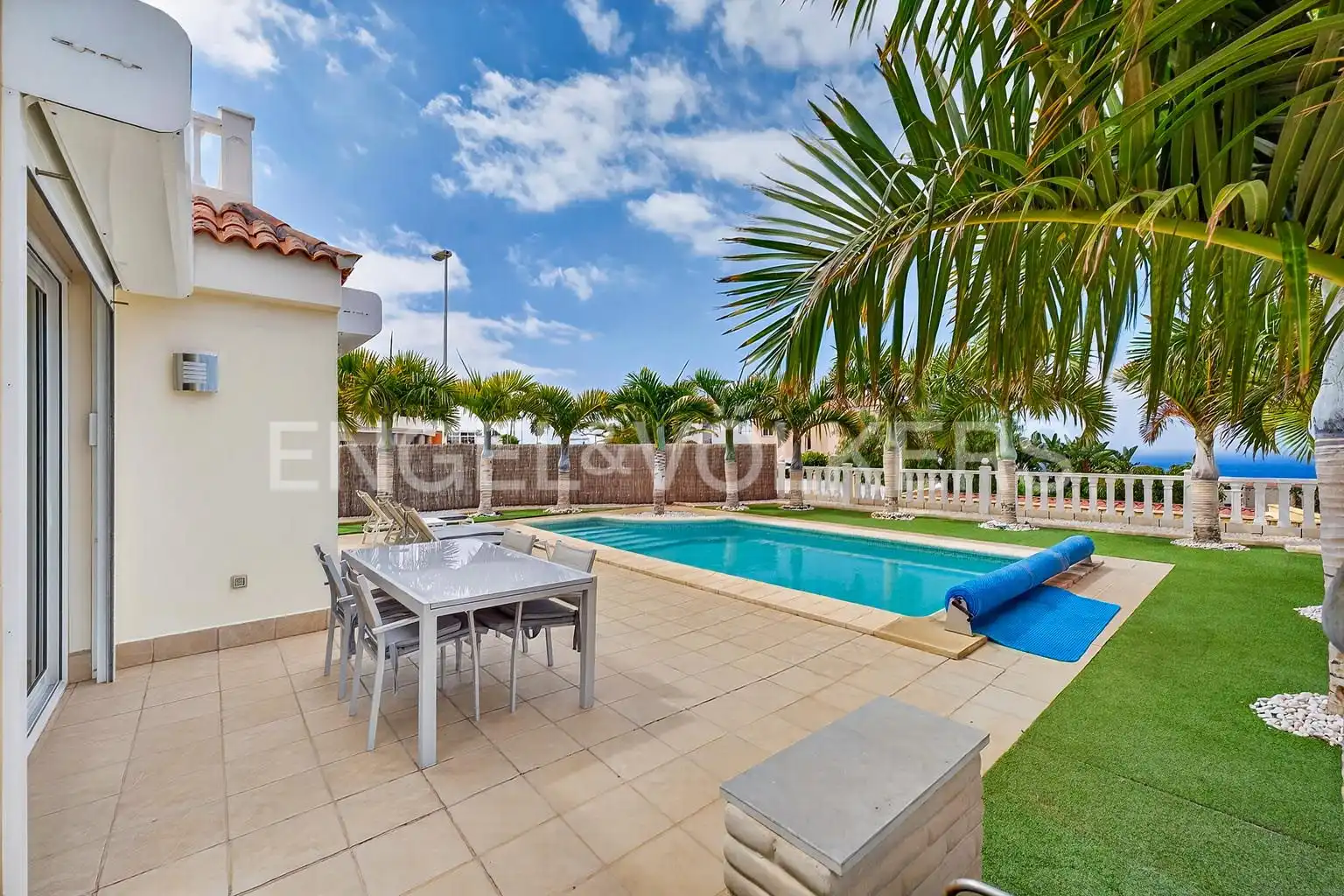 Exterior view of Houses for sale in Adeje  with Air Conditioner, Terrace and Swimming Pool