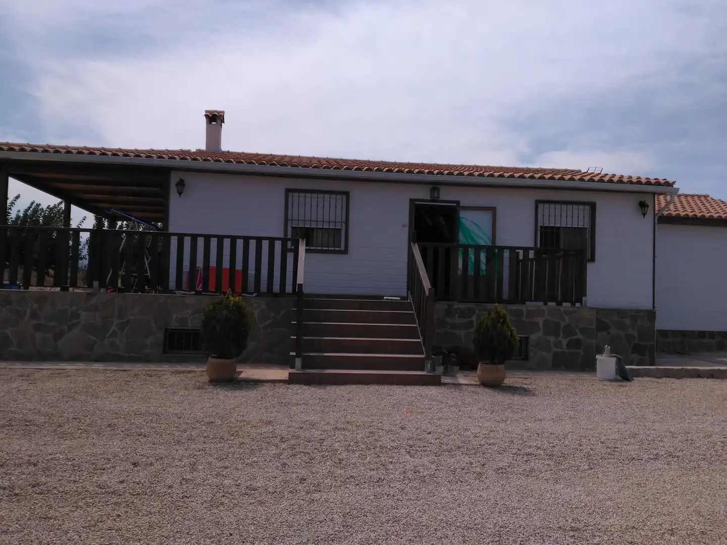 Vista exterior de Finca rústica en venda en Pliego amb Jardí privat, Terrassa i Traster