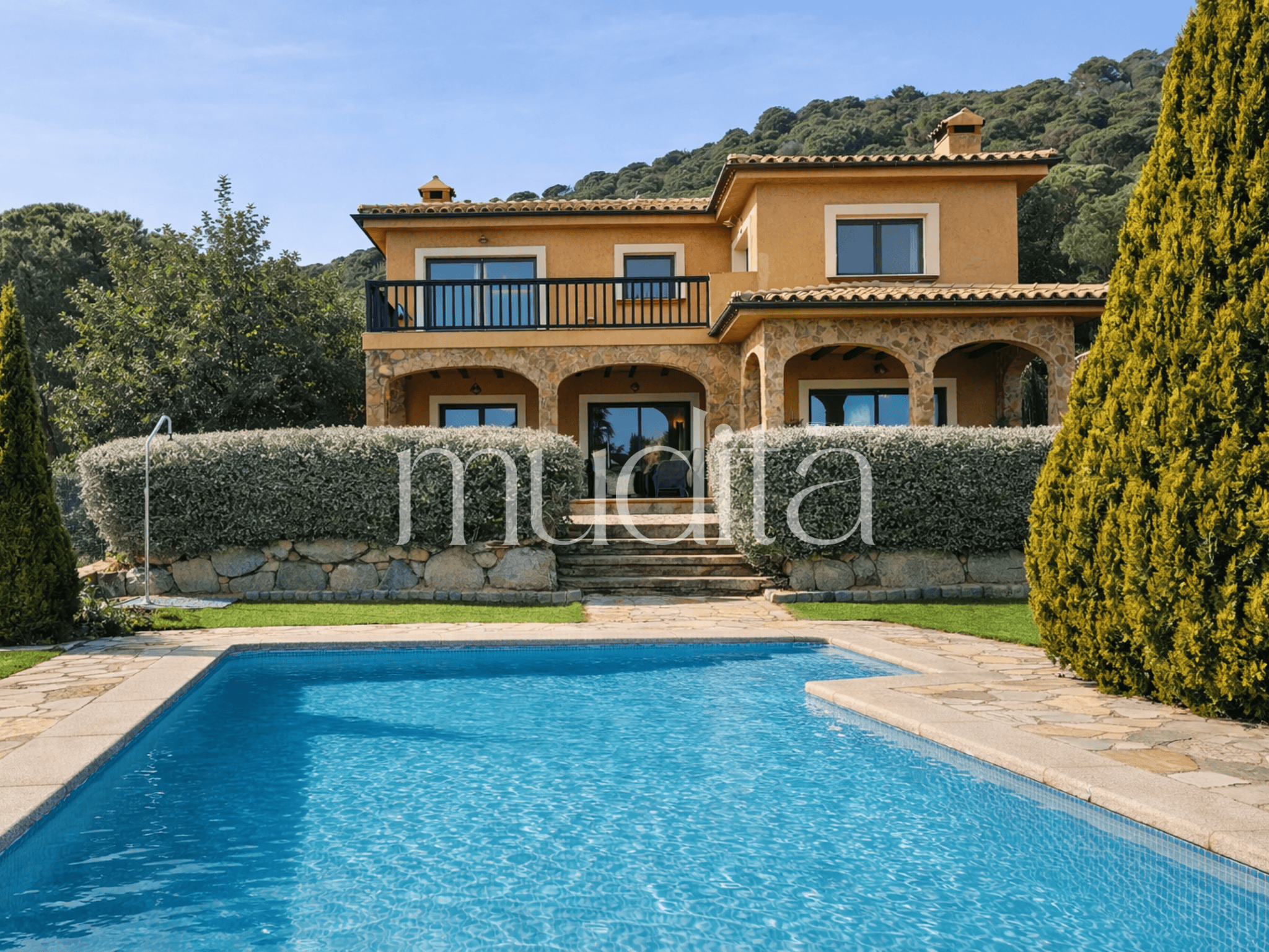 Vista exterior de Casa o xalet en venda en Argentona amb Calefacció, Jardí privat i Terrassa