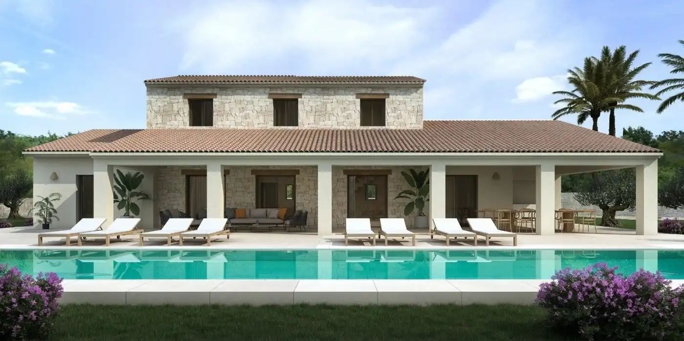 Chalet con piscina en venta en Benimeit - Tabaira