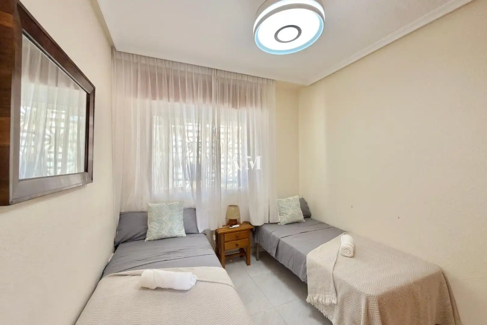 Schlafzimmer von Einfamilien-Reihenhaus zur Miete in San Javier mit Klimaanlage, Heizung und Terrasse