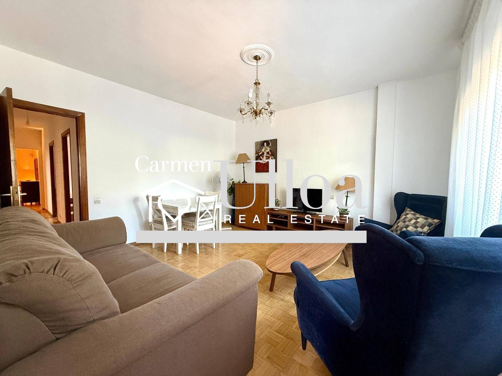 Living room of Flat to rent in  Toledo Capital  with Air Conditioner, Heating and Parquet flooring