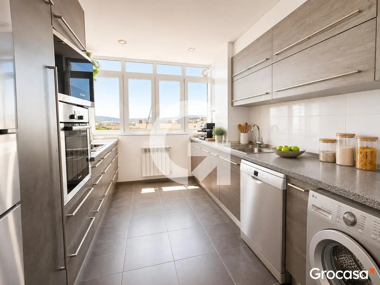 Cocina de Piso en venta en Sagunto / Sagunt con Aire acondicionado, Calefacción y Horno