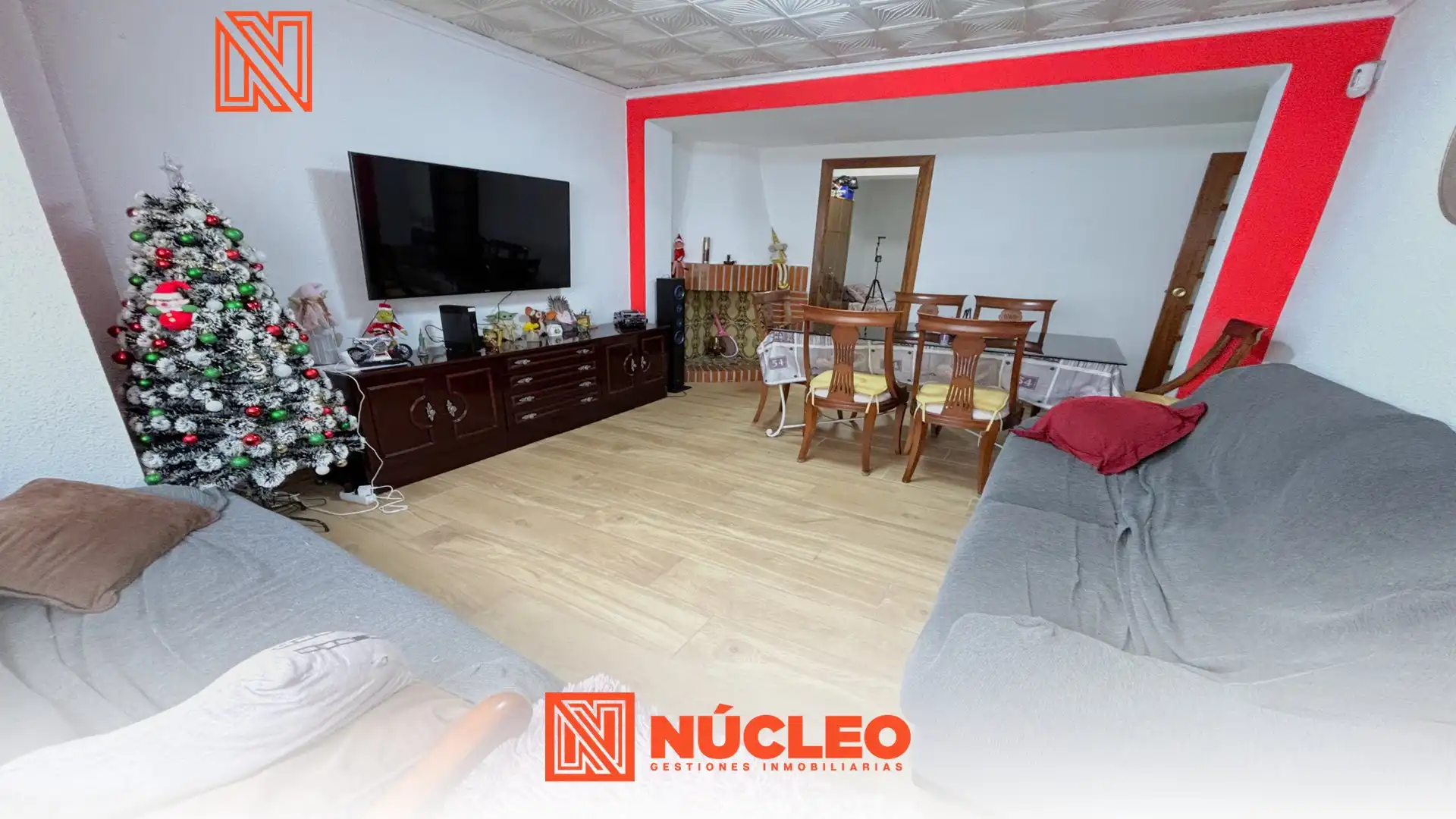 Sala de estar de Piso en venta en Castellón de la Plana / Castelló de la Plana con Aire acondicionado, Amueblado y Balcón