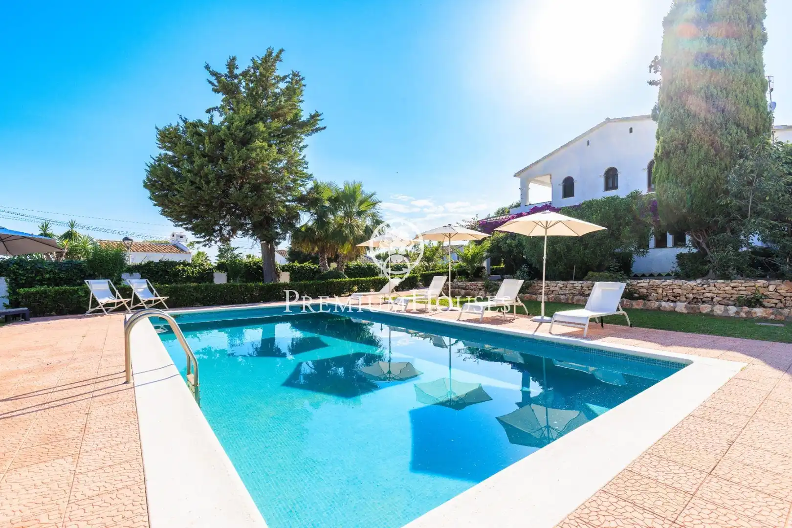 Piscina de Casa o chalet de alquiler en Cunit con Aire acondicionado, Calefacción y Jardín privado