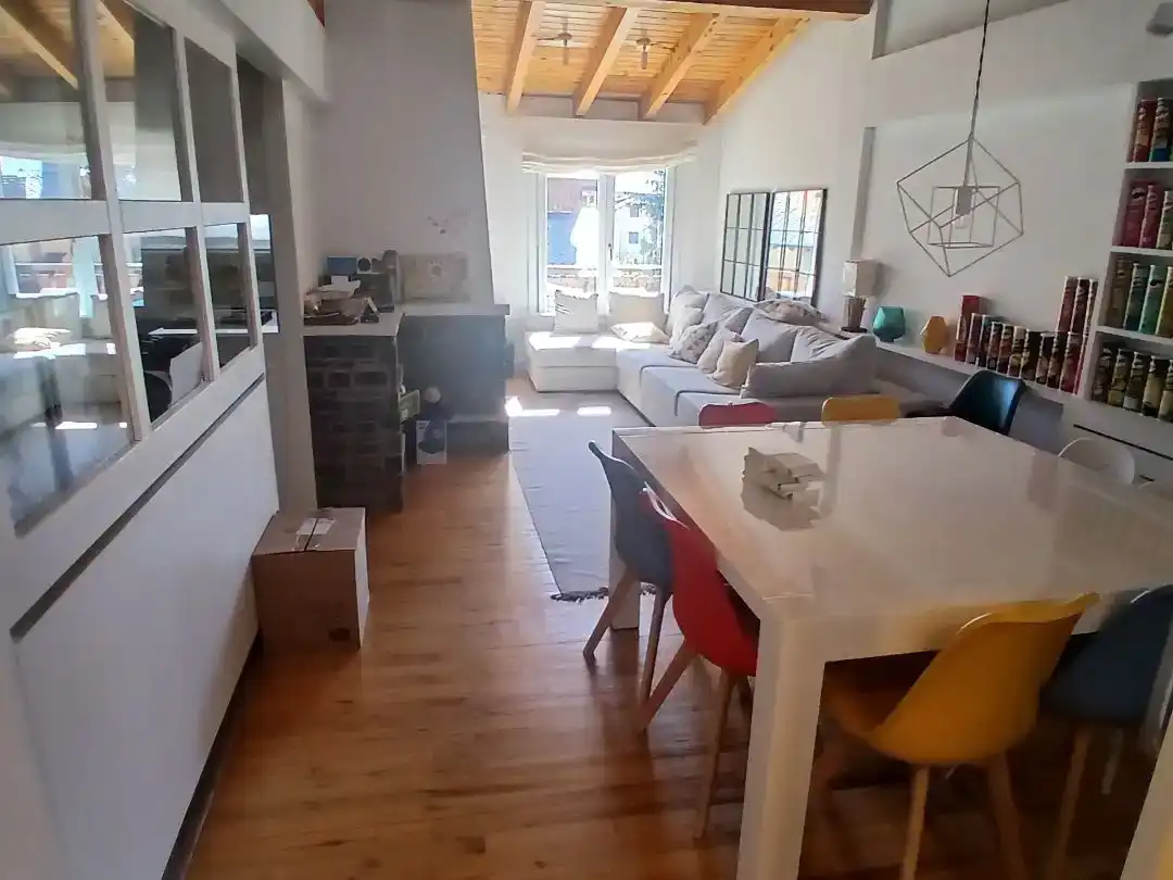Living room of Duplexes for sale in Alp  with Parquet flooring, Storage room and Furnished