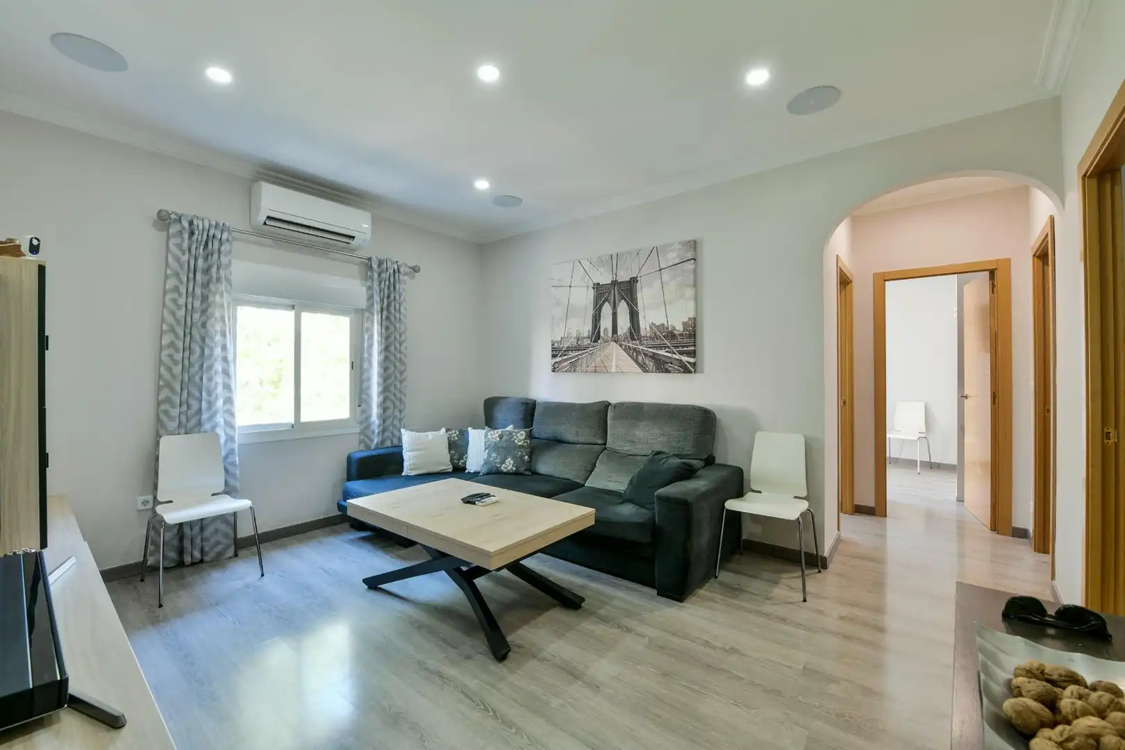 Living room of Flat for sale in  Palma de Mallorca  with Air Conditioner, Storage room and Balcony