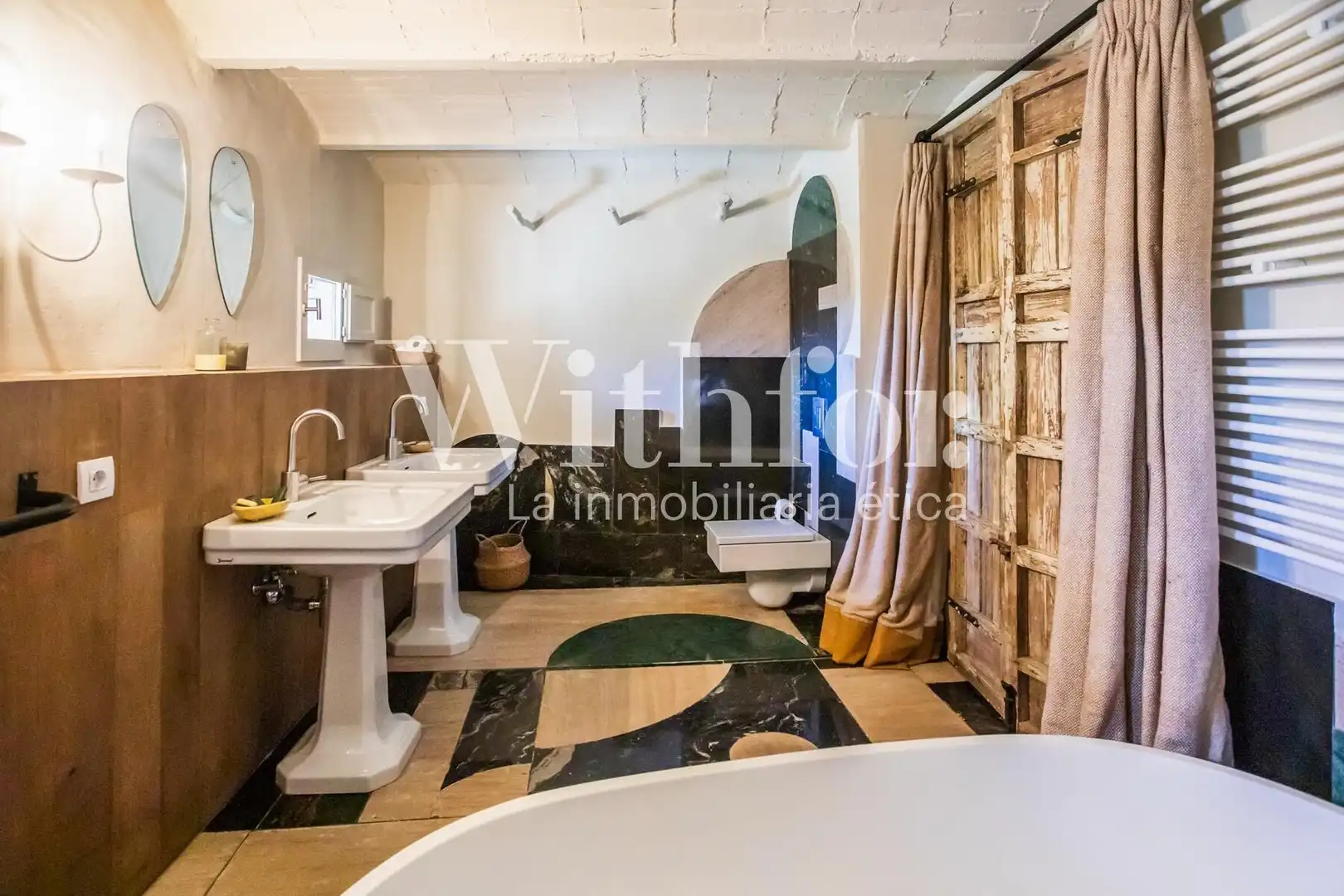 Baño de Casa o chalet en venta en La Pera con Calefacción, Jardín privado y Terraza