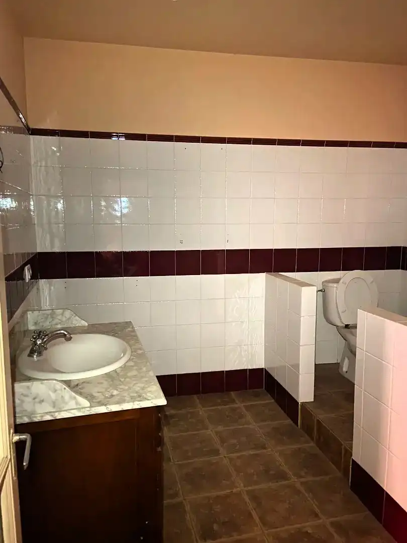 Baño de Casa adosada en venta en Organyà con Terraza, Trastero y Alarma