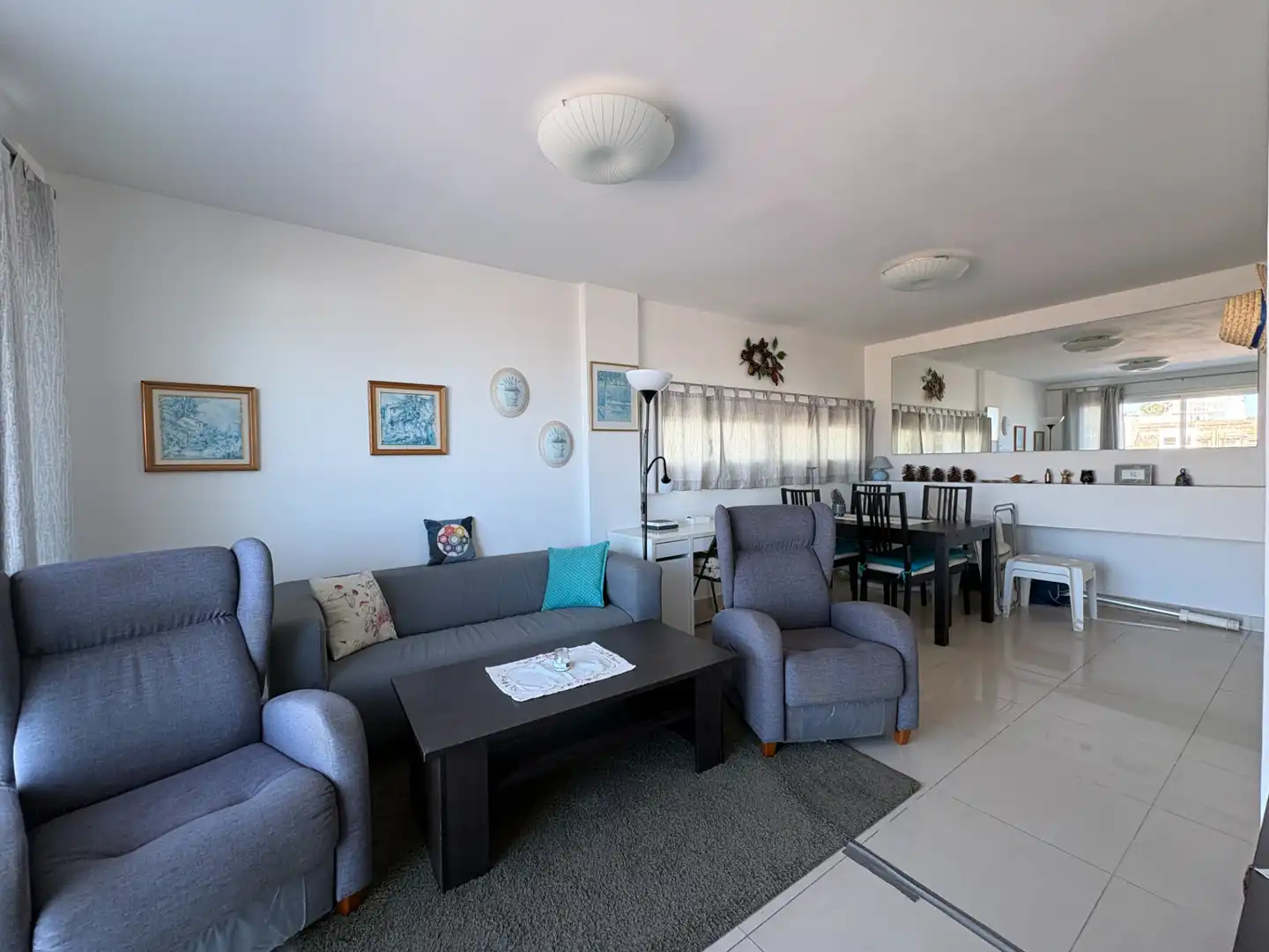 Sala de estar de Piso en venta en Mogán con Terraza, Amueblado y Horno